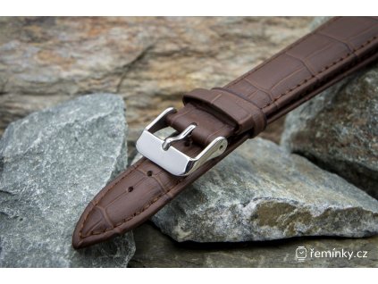 Polstrovaný řemínek s motivem aligátora AK1306.04