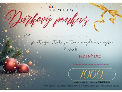 White and Black Elegant Golden Bow Gift Voucher Gift Certificate (2)