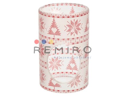YANKEE CANDLE RED NORDIC FROSTED GLASS AROMALAMPA