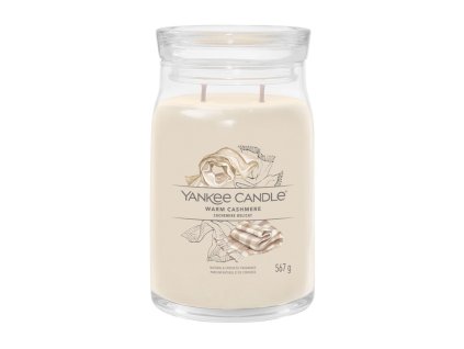 YANKEE CANDLE WARM CASHMERE SIGNATURE VELKÝ