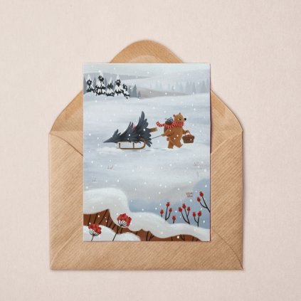 Přáníčko — vánoční posel