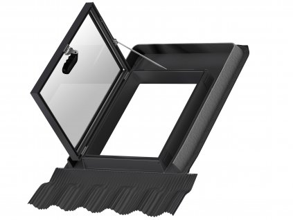 2540 stresny vylez s bocnym otvaranim velux gvk