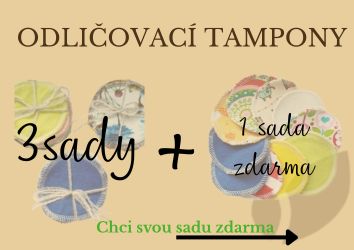 Výprodej odličovacích tamponů. na jedno kliknutí dostanete sadu 30 ks odličovacích tamponů a dalších 10 ks zdarma