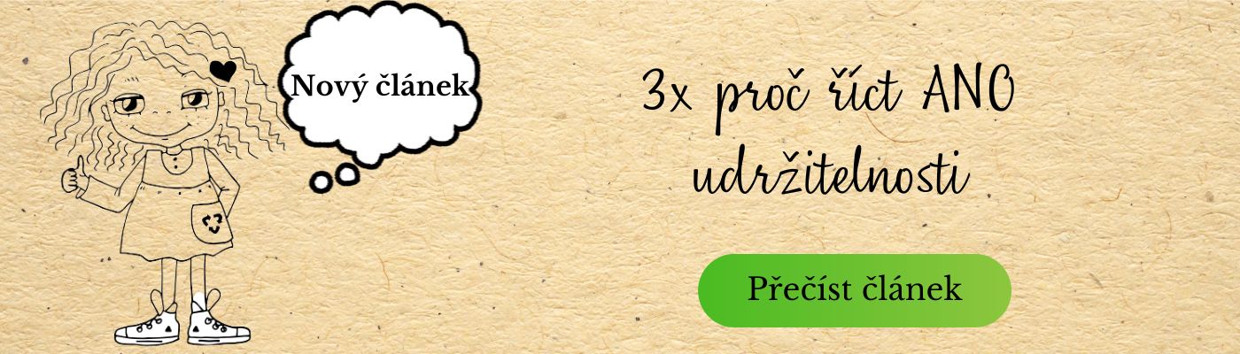 Nový článek na blogu ReMyšl. Tentokrát o 3 důvodech proč říct ano udržitelné domácnosti