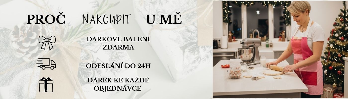 Dárkové balení zdarma, odeslání do 24h, dárek ke každé objednávce