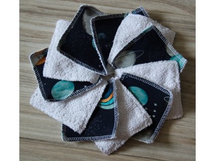 Odličovací tampony – vesmír