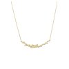 Náhrdelník Alga pozlacené 1
