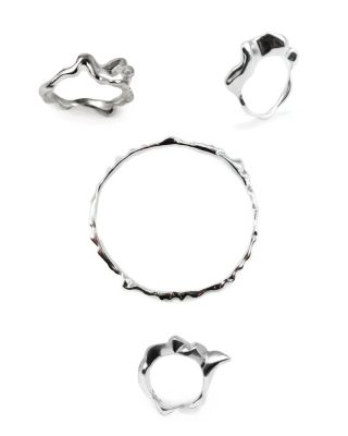 Stříbrné šperky Biostructure Pohyb, struktura, napojení na přírodní flow Najdeš v našem SHOWROOMU na Smetanově nábřeží ❤️💫...