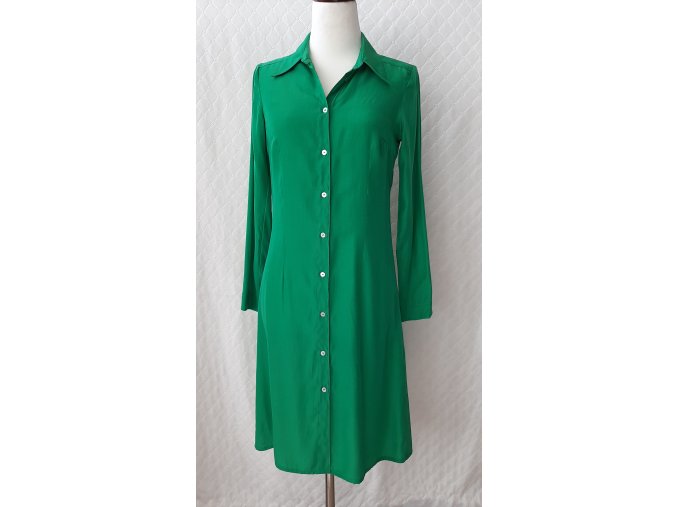 Elegantné zelené dámske šaty
