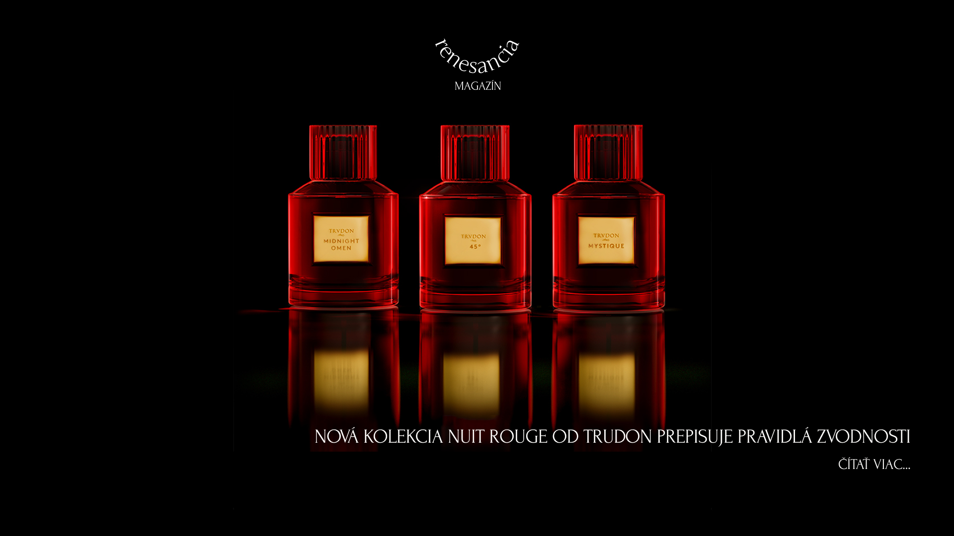 Nová kolekcia Nuit Rouge od Trudon prepisuje pravidlá zvodnosti