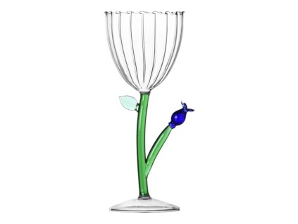 Ichendorf Botanica pohar na vino tmavo modry kvet 280 ml Photoroom