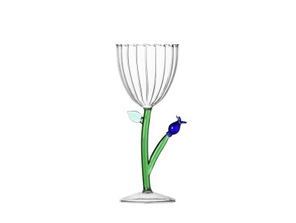 Ichendorf Milano 09354011R Botanica pohar na vino tmavomodry kvet 1