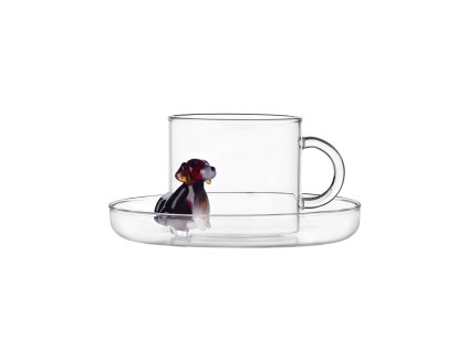 09354300 DOGS tea cup wsaucer English Foxhound