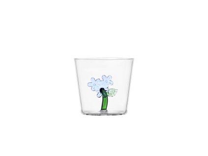 09354053 BOTANICA tumbler light blue flower inside