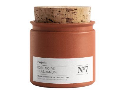 poesie classic candle black rose labdanum