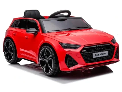 Elektromos kisautó Audi RS6 – piros