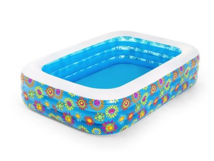 123741 bazen bestway 54120 happy flora detsky nafukovaci 229x152x56 cm