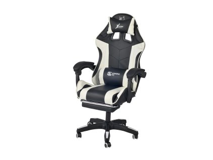 138485 herne kreslo fg 02 cierno biele