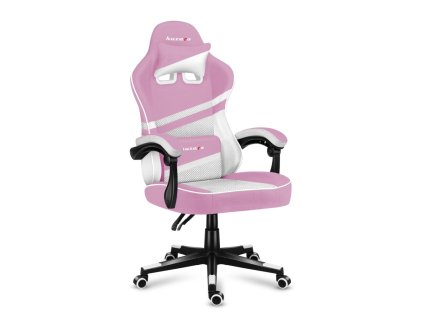 huzaro force 44 pink mesh gaming chair