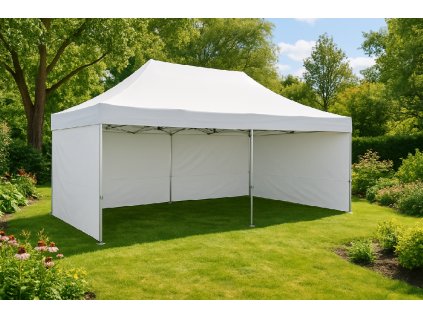 168245 noznicovy stan profitent hex40 hlinikovy 3x6m biely