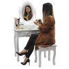 806 1 toaletny stolik monika white stolicka