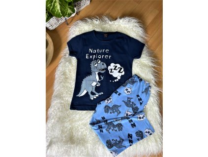 Chlapecké pyžamo Dino modré