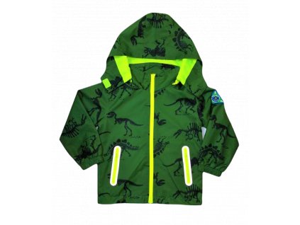 Chlapecká outdoorová bunda Dinosaurus zelená (2)