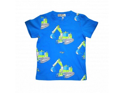Chlapecké tričko Bagr modrá (2)