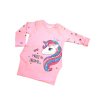 Dívčí tunika Unicorn růžová