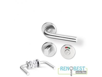 Objektové kování Lida R T03 nerez WC