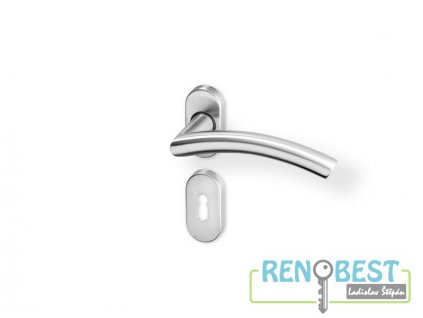 Dveřní kování PIPA R OV nerez PK