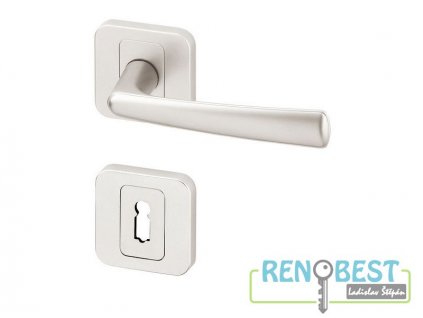 Dveřní kování FLORES R HR matný nikl