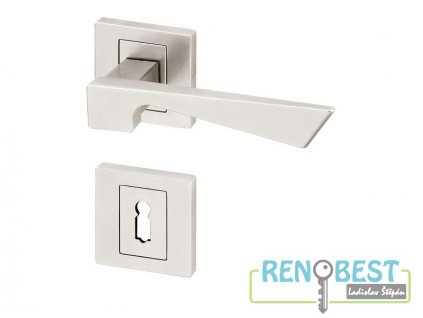 Dveřní kování CORVO R HR matný nikl