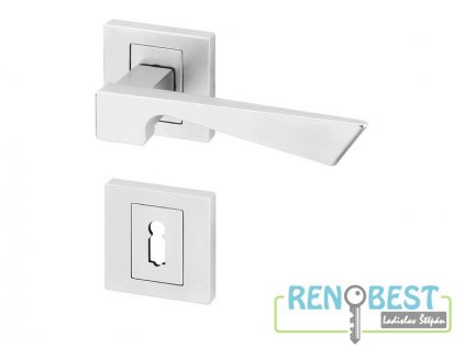 Dveřní kování CORVO R HR matný chrom