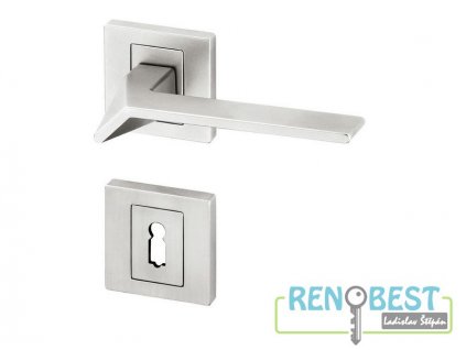 Dveřní kování COIMBRA R HR efekt nerez