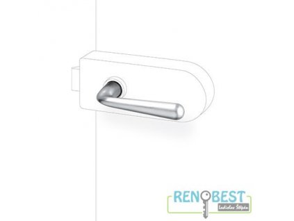 Charlie klika pár bez rozet matný nikl