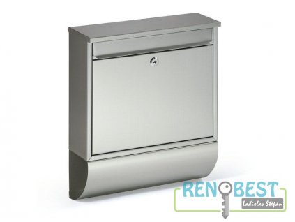 Poštovní schránka s rourou na noviny ACT nerez