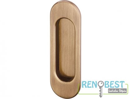 Mušle OV na posuvné dveře bronz (skryté vruty)