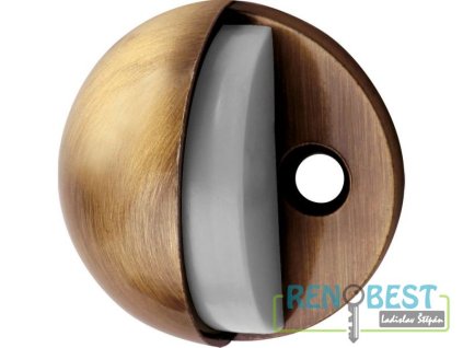 Zarážka dveří ŽELVA bronz (na vrut)