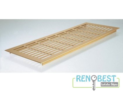 Mřížka větrací ACT hliníková š.150 mm zlatý elox různé délky