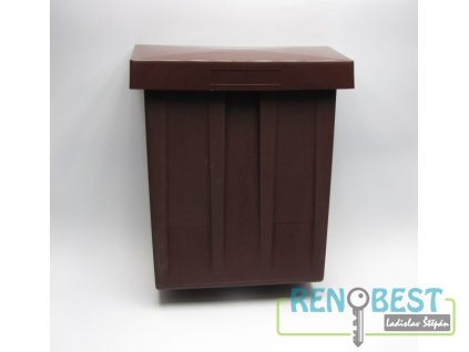 Poštovní schránka PH - stojatá hnědá