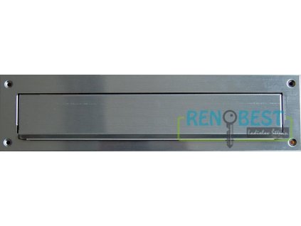 Dopisní vhoz hranatý 310x80 mm nerez
