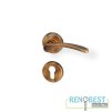 Dveřní kování JANA R bronz PK