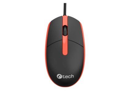 C TECH Myš WM 10, černo:červená