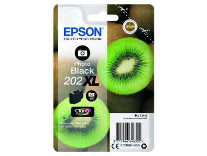 Epson originál ink C13T02H14010, 202 XL, photo black, 7.9ml