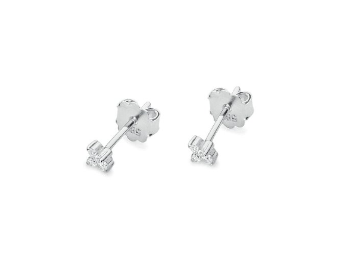 diamantove nausnice bile zlato a brilianty 094475 or