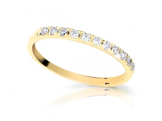 Zlatý prsten s kamínky