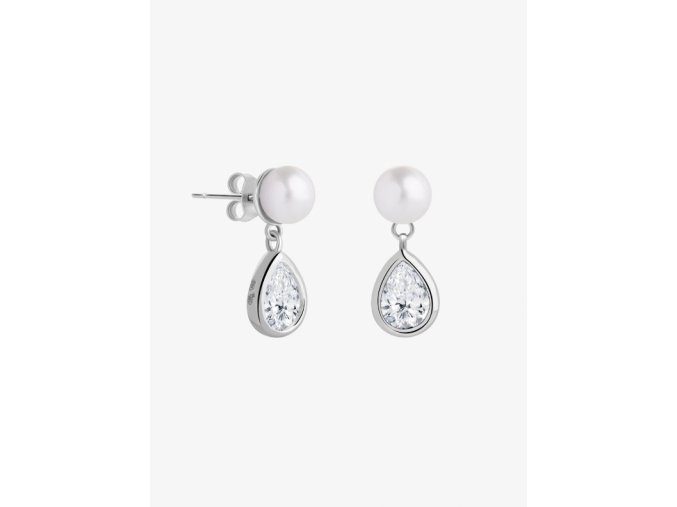 Stříbrné náušnice Preciosa Pure Pearl