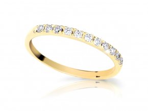 Zlatý prsten s kamínky