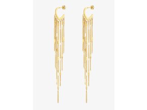 Pozlacené náušnice z chirurgické oceli Milano Preciosa